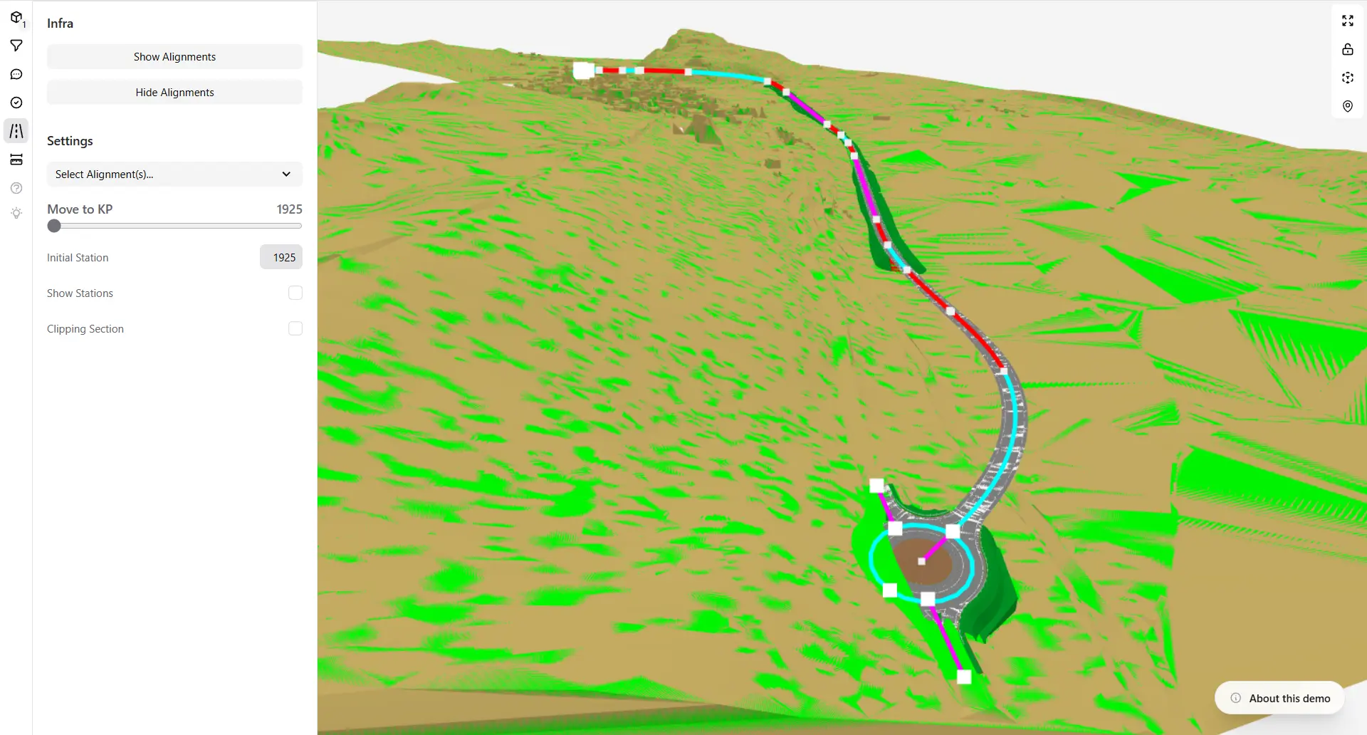 IFC Road example screenshot