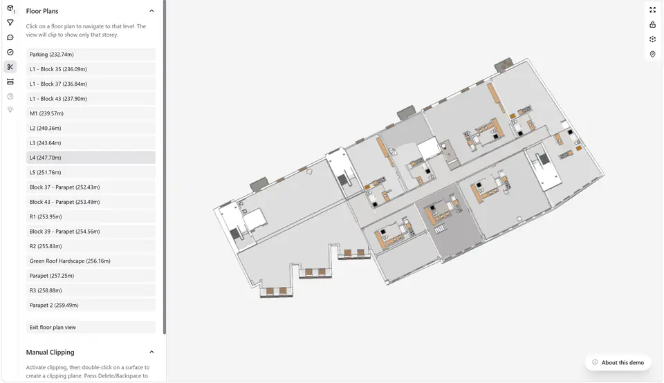Floor Plans example screenshot