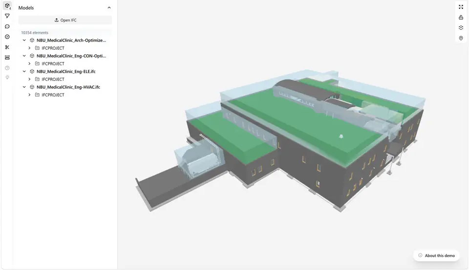 Multiple models example screenshot